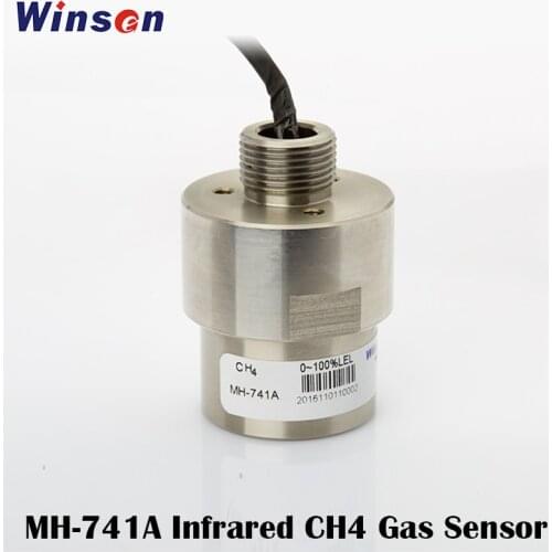 1pc Winsen MH-741A NDIR Infrared CH4 Sensor High Sensitivity & Resolution UART, Analog Voltage Signal Temperature Compensation