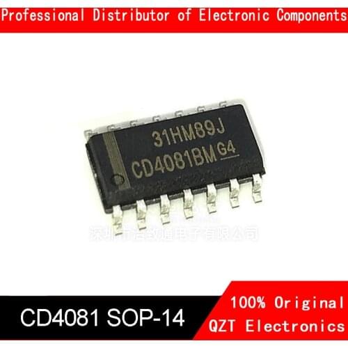 10PCS CD4081 SOP14 CD4081BM SOP-14 CD4081BM96 SOP HEF4081BT SOIC14 HEF4081 SOIC-14 4081 SMD new and original IC Chipset