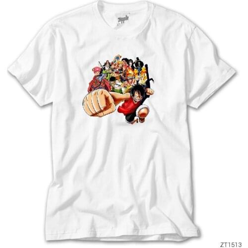 Unisex Woman Man Anime Tshirt White Color 100% Cotton