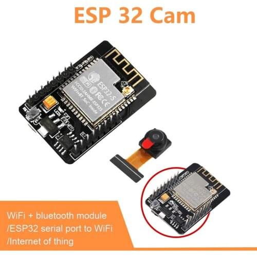 ESP32-CAM ESP-32S WiFi Module ESP32 serial to WiFi ESP32 CAM Development Board 5V Bluetooth with OV2640 Camera Module