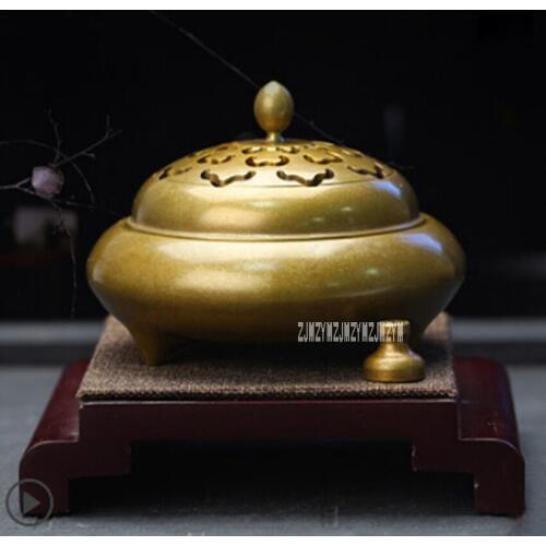 Pure Copper Incense Burners Furnace Antique Buddha Incense Disc Indoor Decoration Home Tea Ceremony Aroma Burner H-20161119 Hot