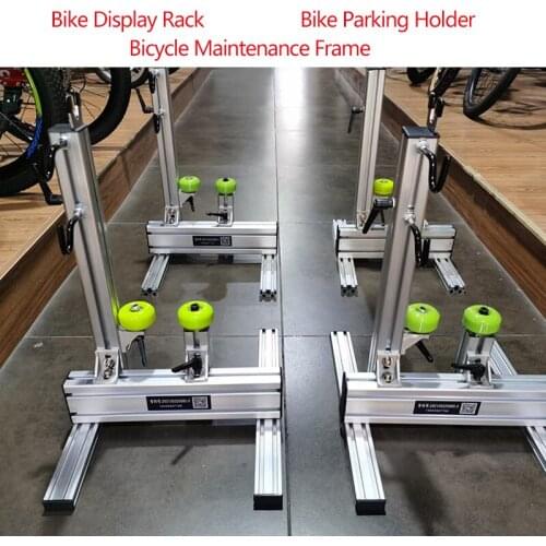Multifunctional Bicycle Repair Stand Aluminium Alloy Standing Bike Display Rack Bike Parking Holder Road MTB Bike Children Bike
