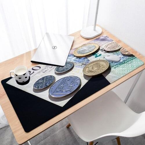 Extra large mouse pad 90x40cm Large Super Gaming Mousepad Professional Computer Mouse Pad Keyboard Mat Money Design