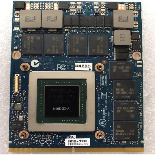 Tarjeta gráfica GTX 980M GTX980M original con soporte X N16E-GX-A1 8GB GDDR5 MXM para Dell Alienware MSI HP