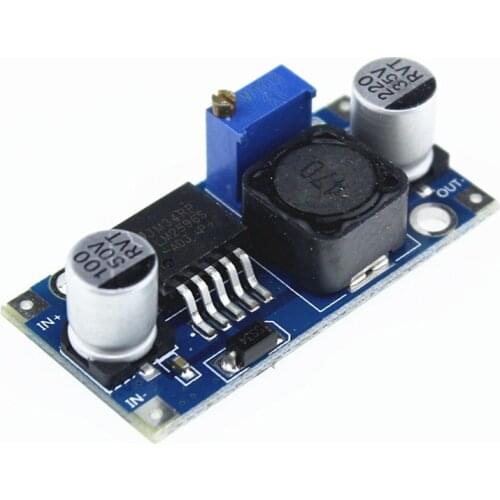 100pcs/lot Power Converter Step Down Module LM2596 LM2596S DC-DC 1.5V-35V adjustable step down power Supply module Free Ship