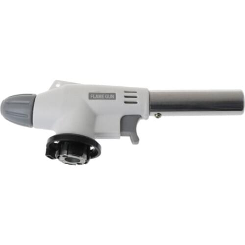 Portable Metal Flame Gun BBQ Heating Ignition Butane Camping Welding Gas Torch