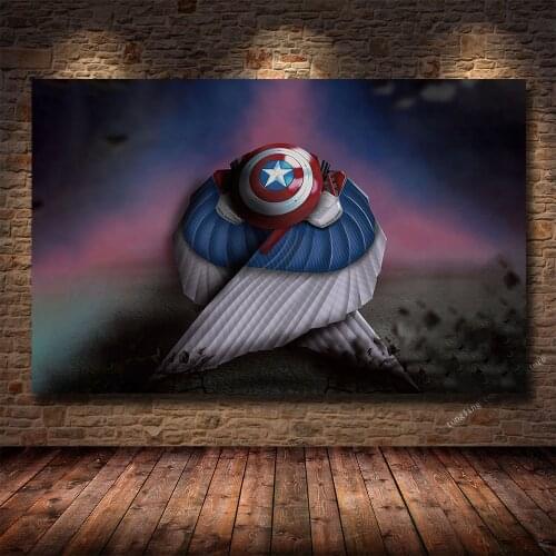 The Falcon And The Winter Soldier Disney Marvel Popular TV Series Poster Canvas Painting Living Room Bedroom Decoration Painting