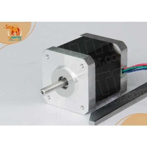 Wantmotor 1PC Nema17 Stepper Motor17HS3404L14.3P1-X328N.cm(40oz-in) 34mm 0.4A 4-Lead CE ROHS ISO Automation 1 Year free return
