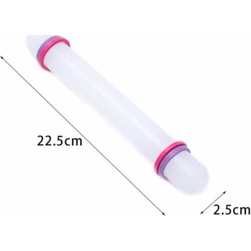 Kitchen Rolled Fondant Tools Silicone Non-stick Rolling Pin Cupcake Decorating Roller Cake Decorating Tools Mini Baking Tools