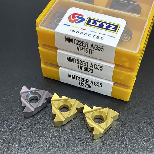 MMT11ER MMT11IR MMT16ER MMT16IR MMT22IRMMT 22ER AG55 AG60 VP15TF ER6020 US735 CNC thread milling cutter Carbide tool