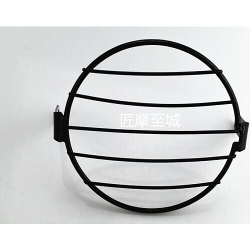Universal 7inch Motorcycle Headlight Mesh Grill Mask Headlamp Protector Guard Square/Rhombus Cover 18CM