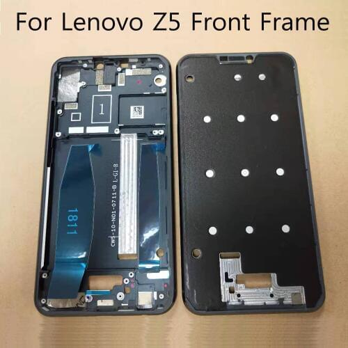 Housing Repair Parts For Lenovo Z5 Brand Middle Chassis Plate Bezel Mid Housing front Frame Bezel without Side button