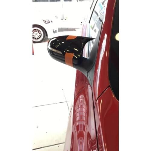 For Hyundai İ20 2014 After Bat Batman Mirror Bright Black Coated Cover Signal Chucking Compatible Accessories Modified External