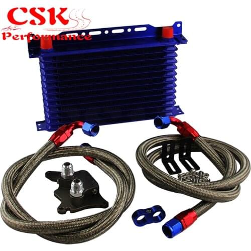 13 Row AN10 Oil Cooler Kit For BMW Mini Cooper S Supercharger R56 1.6L 2006-2012