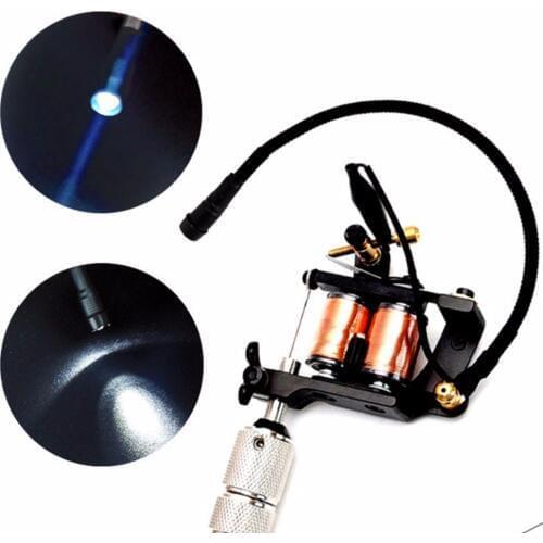 2pcs Disposable Tattoo Supplies Accessories Adjustable LED Lights For Machine Gun Kit Supply Convenient Permanent Lightening