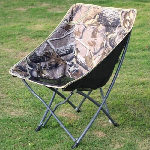 2017 Outdoor portable folding moon shape fishing chair