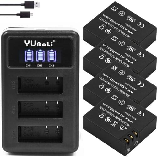 Sj4000 battery with case +bateria sj 4000 battery pack for EKEN H9 H9R H8PRO H8R sjcam SJ4000 M10 Action Camera Accessories