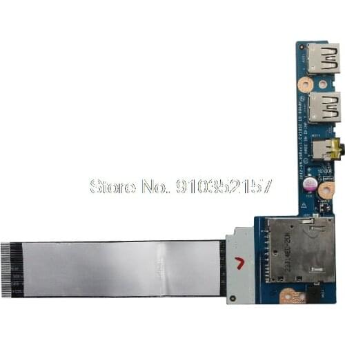 Laptop Audio IO Board For Lenovo For Ideapad S400 S300 S400U 90000663 90004109 455M4338L01 LS-8953P VIUS3 VIUS4 With Cable New