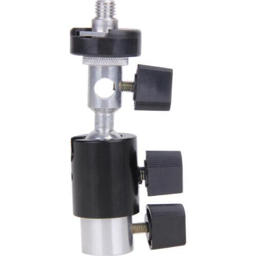 D shape Photo Studio Parts Swivel Light Stand Flash Shoe Umbrella Bracket Holder Flash Shoe Umbrella Holder Bracket Accessories
