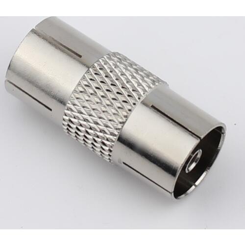 Cable TV connector RF bus through RF straight through transfer plug radio frequency female connector KK straight F plug