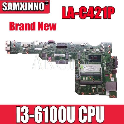LA-C421P Laptop motherboard For Lenovo ThinkPad L560 original mainboard I3-6100U