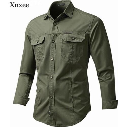 2021 Spring Cotton Lapel Single Breasted Mens Shirts New Solid Men Plus Size Autumn Fashion Casual Slim Men Clothing Cardigan