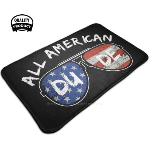 Patriotic All American Dude Flag Sunglasses 3 Sizes Home Rug Room Carpet Patriotic Patriotic America Usa Merica All American