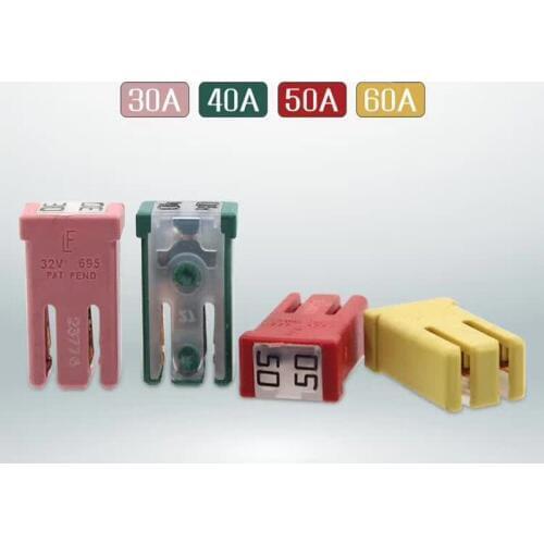 Rectangle small type Auto fuse 4model 8pcs 30A 40A 50A 60a for Car