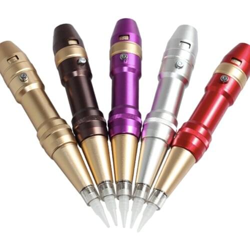 Promotional High Quality Permanent Makeup Machine Tattoo Eyebrow Lips Tattoo Pen With Needles Caps Supply