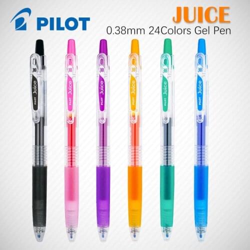 1pc PILOT Juice Gel Pen 24 Colors Lovely Candy Color 0.38mm Drawing Cute Girl Handbook Writing DIY Supplies LJU-10UF
