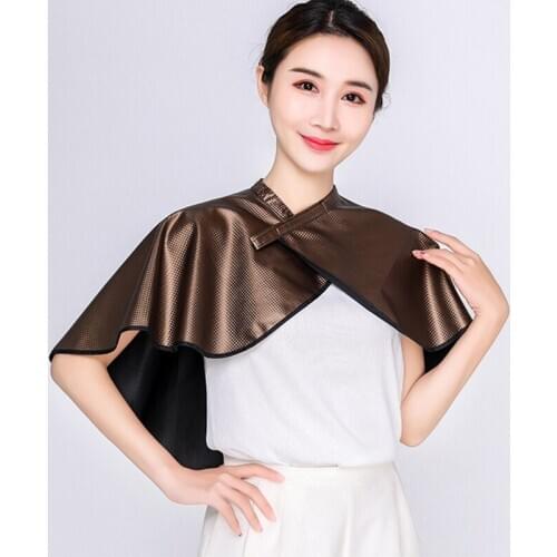 Neck Cape Hair Coloring Cape Professional Barber Waterproof Hair Coloring Shawl Cape Hairdresser Stylist Wrap Hair Styling Tools