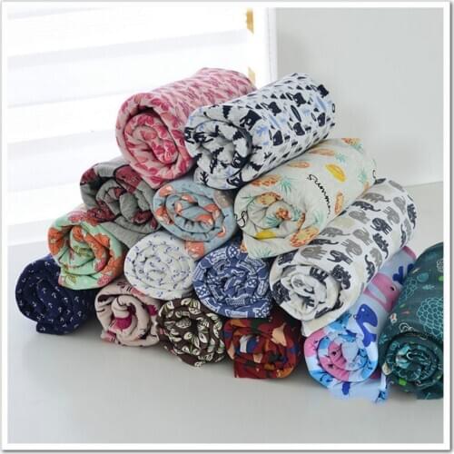 Knitted Cotton Fabric Soft Baby Cotton Single Knit Fabric DIY baby clothing making fabric