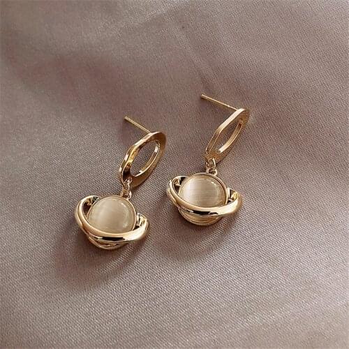 High Quality Elegant Shiny Cute Opal Stud Earrings Fashion Accessories Stud Earrings Gifts Jewelry