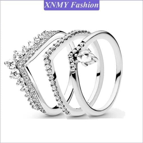 Кольца с фианитами для женщин XNMY China At AliExpress