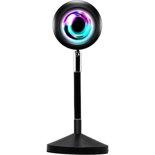 1PC RGB Second Generation UFO Colorful Sunset Lamp Sunset Projection Lamp LED Sunset Light Remote Control Color Changing Lights