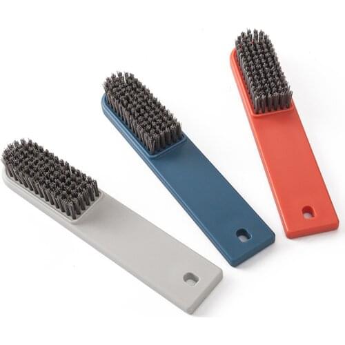 1pc Portable Shoe Brush Washing Brush Soft Bristles Home Travel Supplies with Comfortable Grip