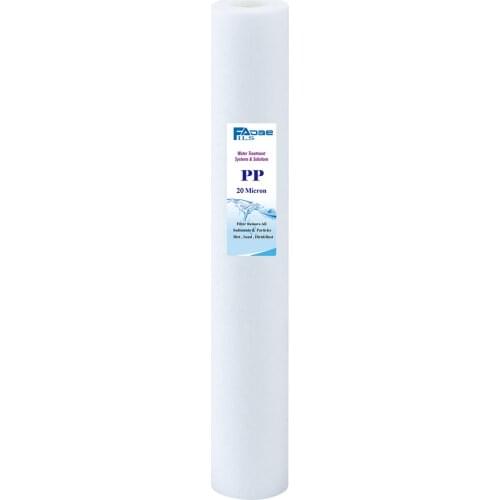 20" X 2 1/2", 20 Micron Sediment PP Water Filter Replacement Cartridge for any standard 20" water filter housing
