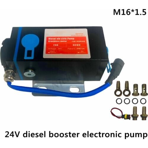 24V Diesel Booster Electronic Pump Brushless Motor Fuel Pump M16*1.5