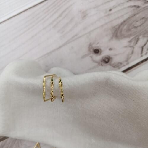 Camal 100pcs 12mm Double ** Shaped Gold Color Pin Connector For Crystal Prisms Bead Chandelier Pendant Lamp Hanging Parts