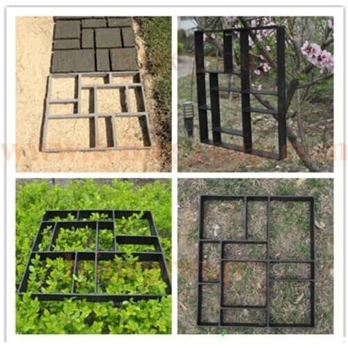 45cm BIG Garden DIY Plastic Path Maker Mold Road Paving Cement Mould Brick decor path stepping step stone maker square mold