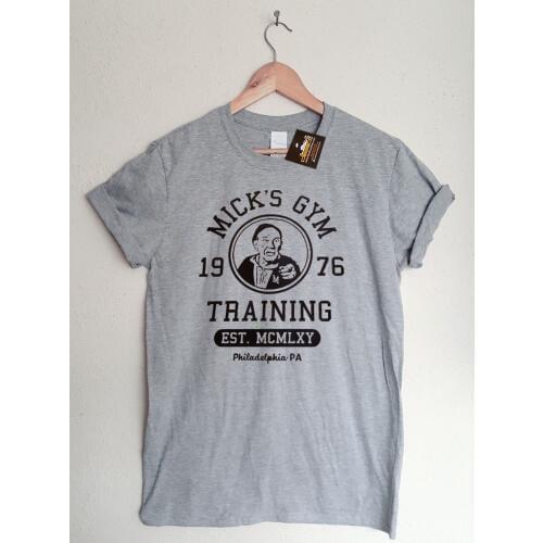 Rocky Inspired MickS Gym Men T-Shirt - Retro 70S 80S Classic Boxing Film Fashion 2019 Summer New Brand Printing Cotton T-Shirts