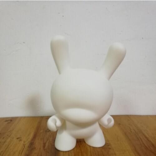 Hot Sale 8 inch Kidrobot Dunny DIY Paint PVC Action Figure White Color With Opp Bag