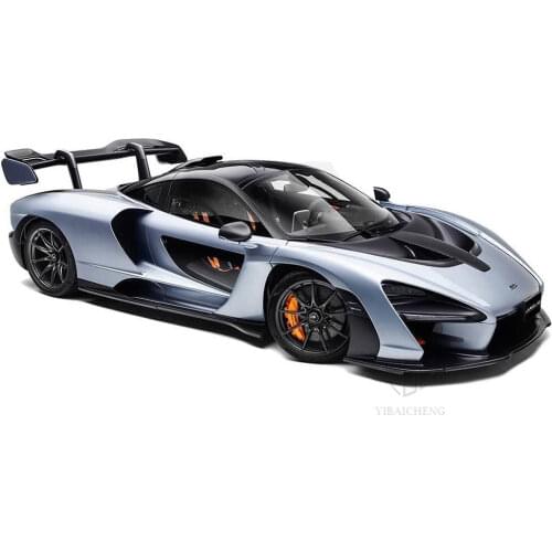 1/32 Diecast Alloy McLaren Senna Sports Car Model Toy Simulation Vehicles With Sound Light Pull Back Supercar Toys For Children