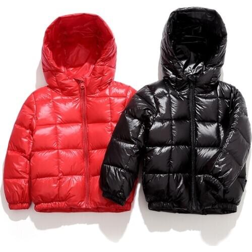 Boys Jackets Children Hooded Outerwear Winter Girls Warm Jacket Childrens down jacket Baby Outerwear Fashion Kids Coat Jacket