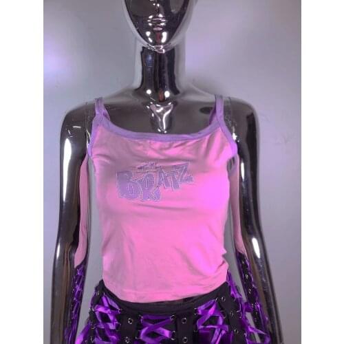 Kawaii Tank Tops Gothic Tank Tops Punk Tank Tops cuteTank Tops Street Tank Tops aesthetic Tank Tops y2k Tank Tops Harajuku Tops