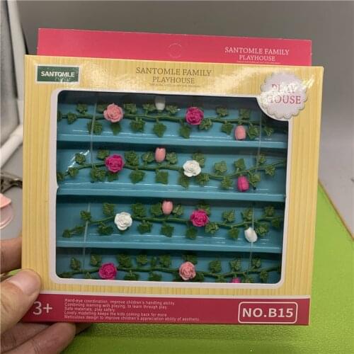 Eniune Sylvanian Doll Families Dollhouse Animal Figures furniture set clothes house food without package