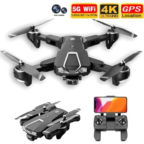 New LS-25 drone 6K Ultra HD Dual Camera 5G Wifi Gps Height MaintainReal Time Transmission Foldable 6k Professional RC Quadcopter