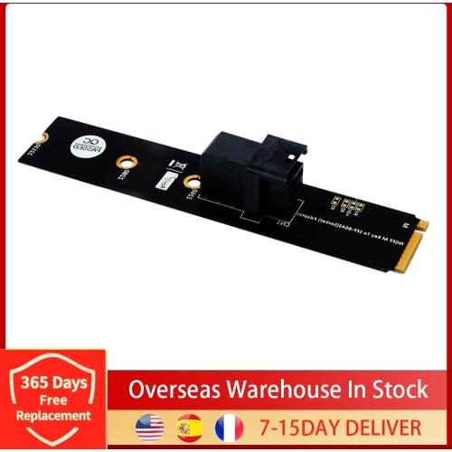 SFF-8643 To M.2 Adapter M.2 Module With Mini SAS HDD Connector Support For Intel 750 Series U.2 PCIe NVMe SSD SFF Dropshipping
