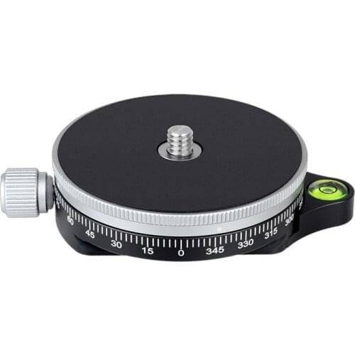 Xiletu TPC60 360 Degree Rotating Panoramic Head Tripod Holder SLR Camera Base Plate