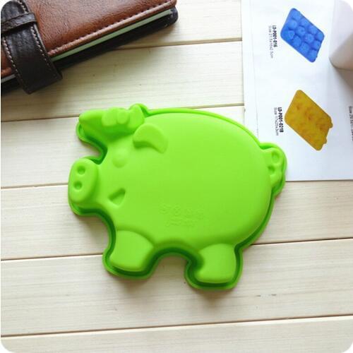 Silicone PIG Cake Chocolate Soap Pudding Jelly Candy Ice Cookie Biscuit Mold Mould Pan Bakeware Wholesales